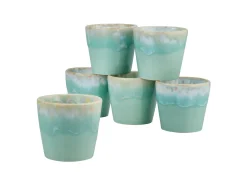 Creatable Becher & Tassen|Geschirrset|Grespresso - Espressotassen 6-tlg - Aqua