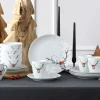 Creatable Geschirrset|Hirsch - Kombiservice - Weiss