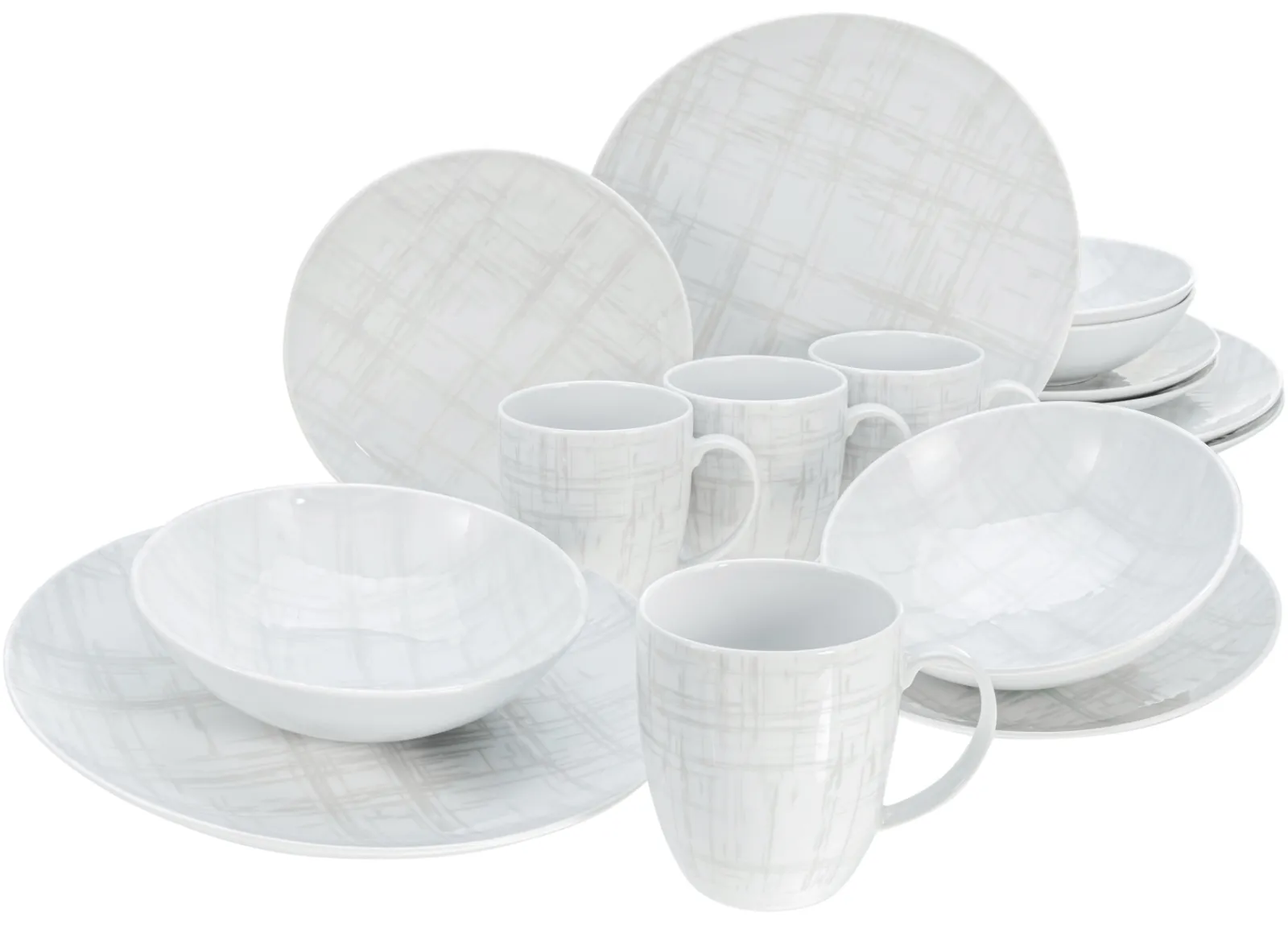 Creatable Geschirrset|Home - Kombiservice 16-tlg - Shabby Chic