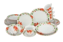 Creatable Geschirrset|Ivona - Kombiservice 30-tlg - Christrose