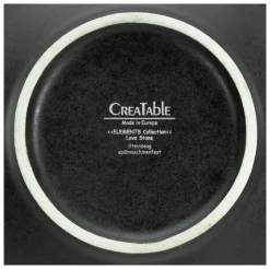 Creatable Pizza & Pasta|Geschirrset|Lava Stone - Pastateller 2-tlg - Schwarz