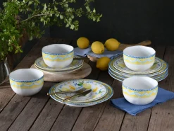 Creatable Geschirrset|Lemona - Tellerset 12-tlg - bunt
