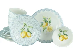 Creatable Geschirrset|Lemoncello - Tellerset 12-tlg - bunt