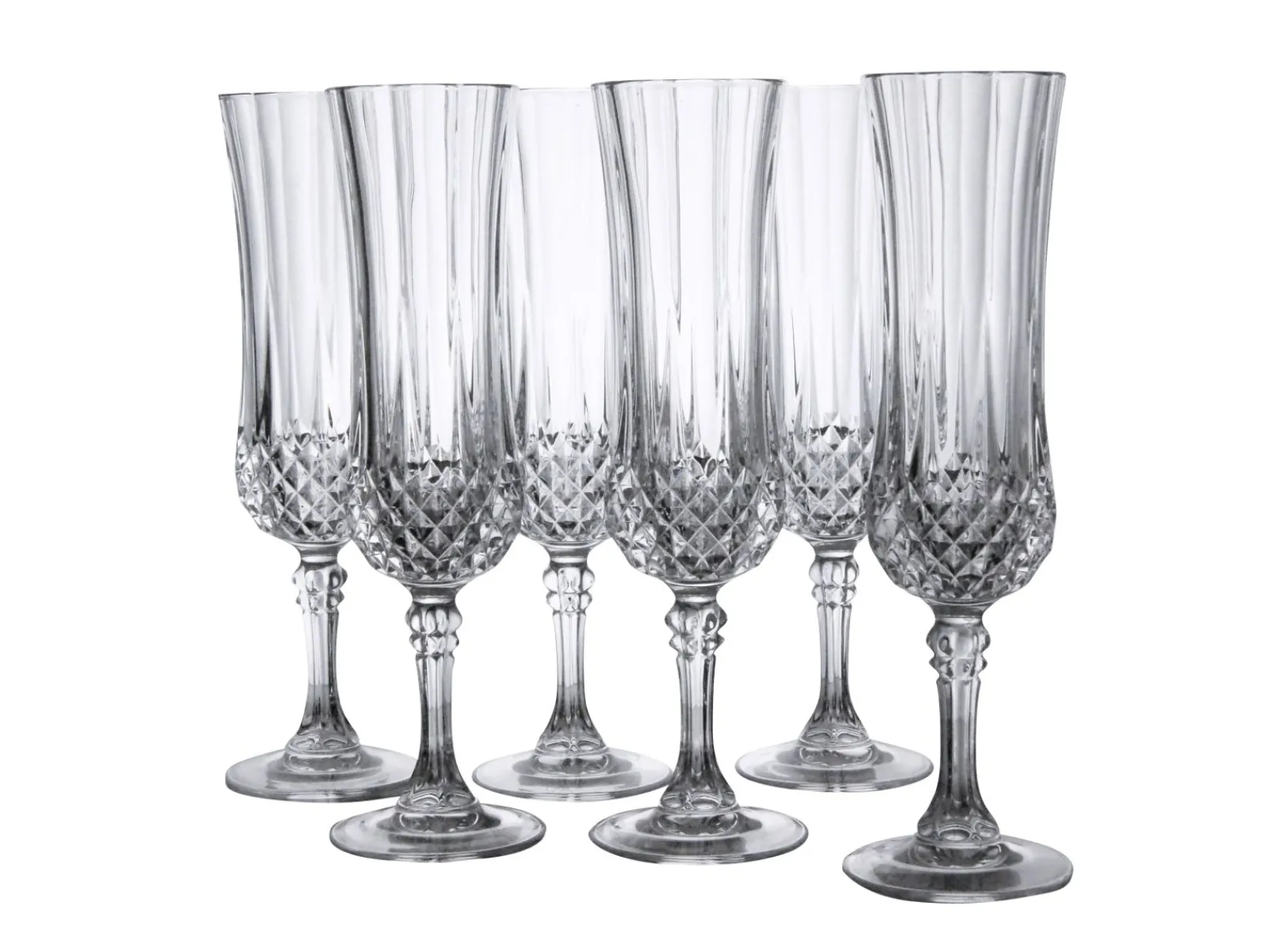 Creatable Sonstiges|Longchamp Eclat - Sektkelch 6-tlg - transparent
