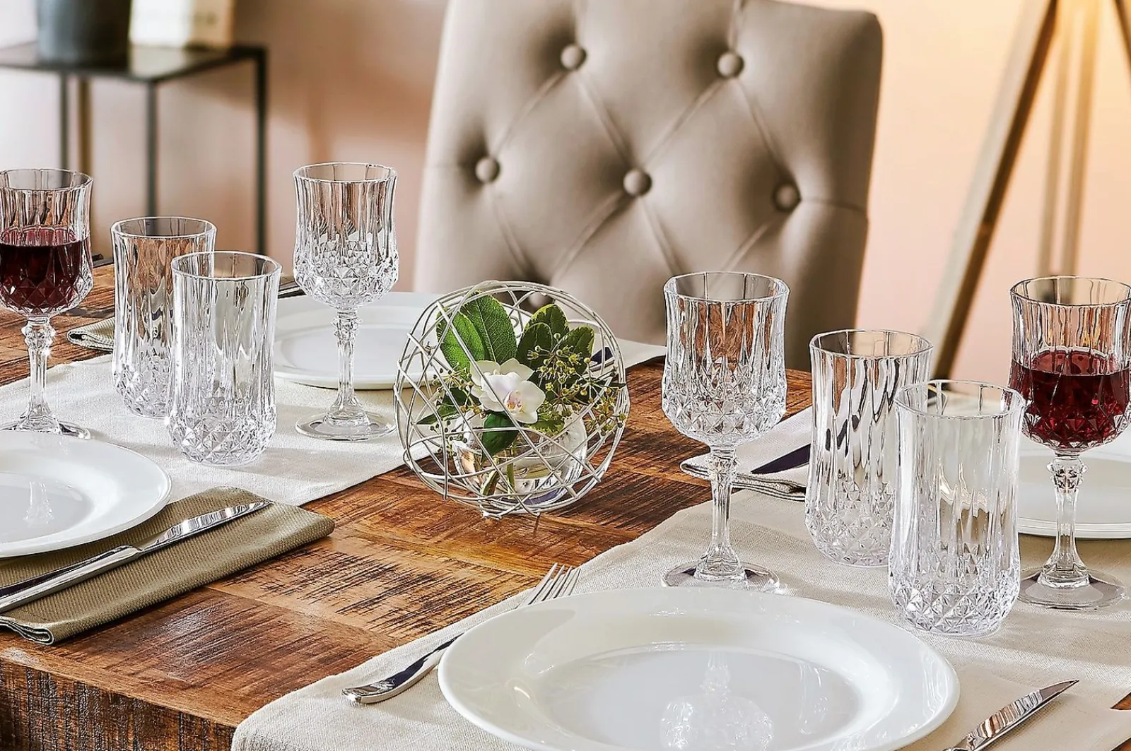 Creatable Sonstiges|Longchamp Eclat - Weissweinkelch 6-tlg - transparent