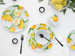 Creatable Geschirrset|Luna Black Line - Kombiservice 16-tlg, Luna - Kombiservice 16-tlg, Happy Birthday - Kombiservice 16-tlg - Happy Birthday