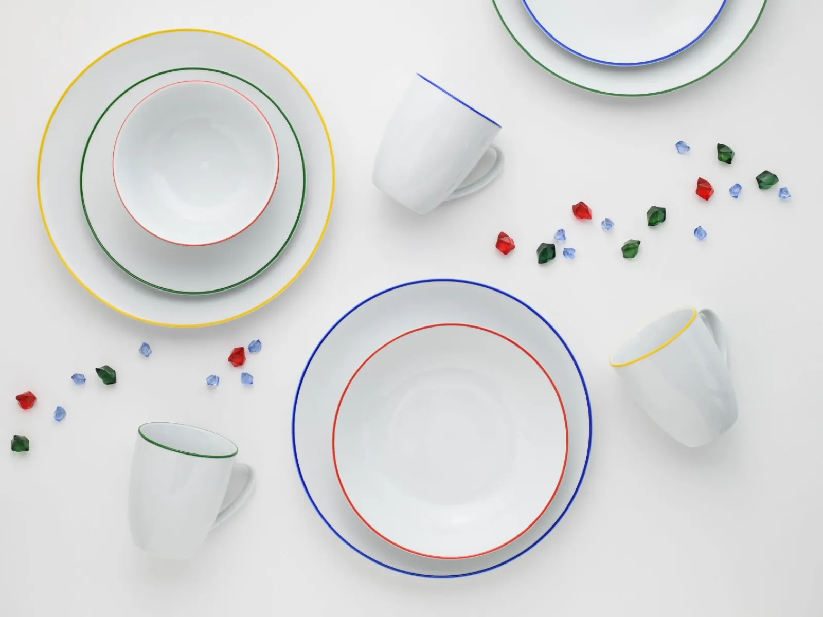 Creatable Geschirrset|Luna Color Line - Kombiservice 20-tlg - Color Line