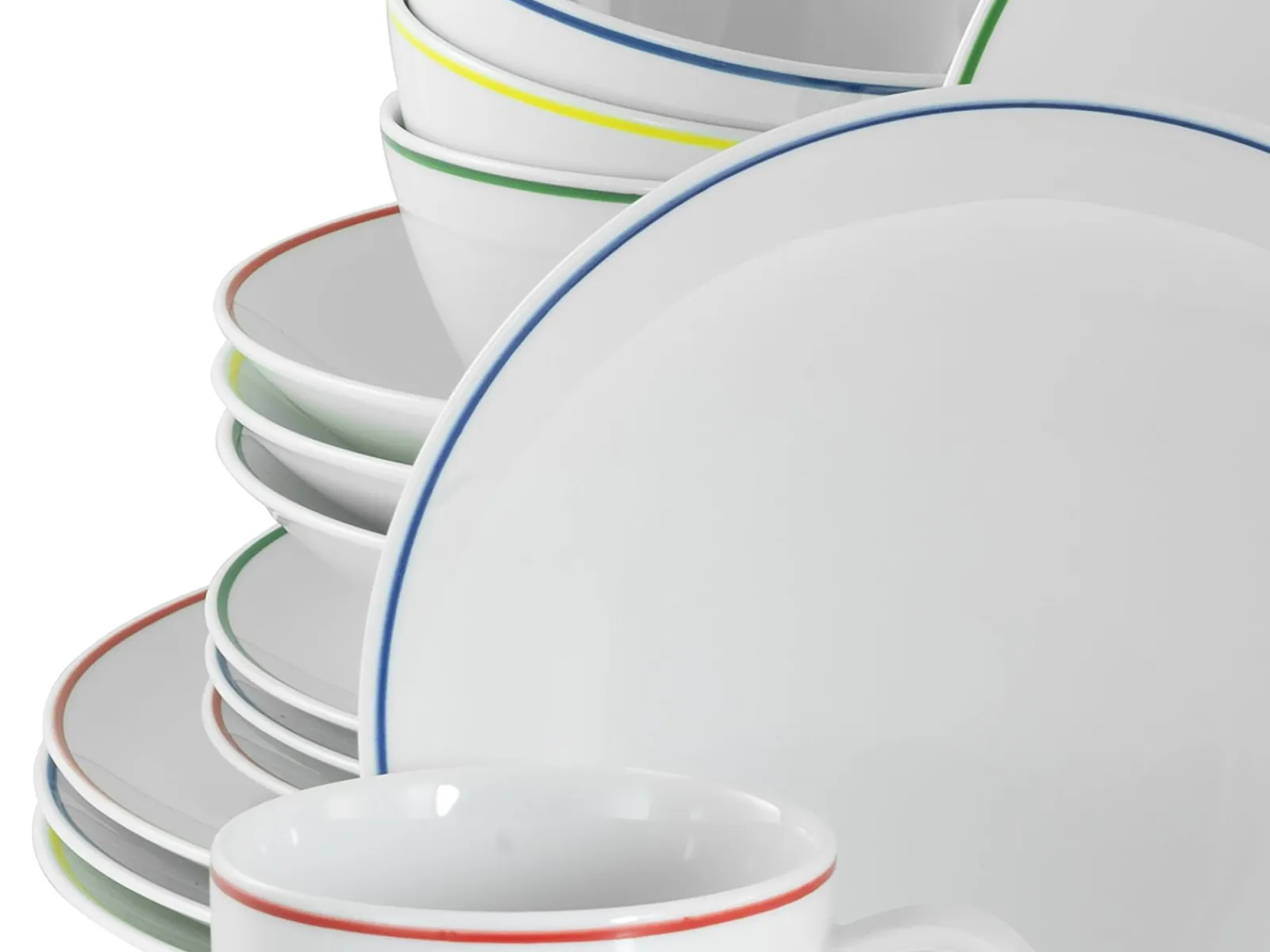 Creatable Geschirrset|Luna Color Line - Kombiservice 20-tlg - Color Line