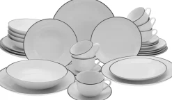 Creatable Geschirrset|Luna - Kombiservice 30-tlg, Luna Color Line - Kombiservice 30-tlg, Luna Black Line - Kombiservice 30-tlg - Color Line