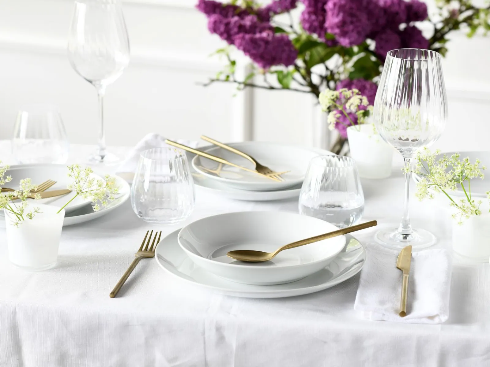 Creatable Geschirrset|Luna - Kombiservice 80-tlg - Weiss