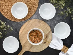 Creatable Bowls & Schüsseln|Geschirrset|Luna - Müslischale 6-tlg - Weiss