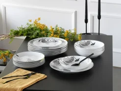 Creatable Geschirrset|Teller|Luna - Tellerset 18-tlg - Limoncello