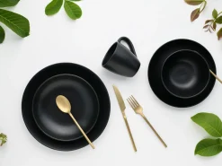 Creatable Geschirrset|Magic Black - Kombiset 20-tlg - Schwarz