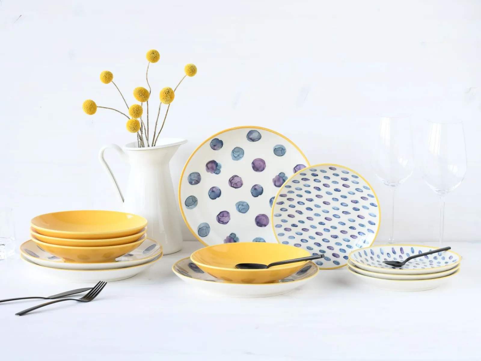Creatable Geschirrset|Teller|Maisie - Tellerset 12-tlg - Blau