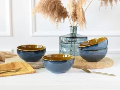 Creatable Bowls & Schüsseln|Geschirrset|Mallorca - Buddha Bowl 4-tlg - Blau