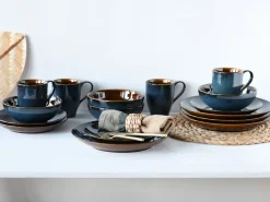 Creatable Geschirrset|Mallorca - Kombiservice 16-tlg - Blau