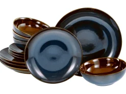 Creatable Geschirrset|Teller|Mallorca - Tellerset 12-tlg - Blau