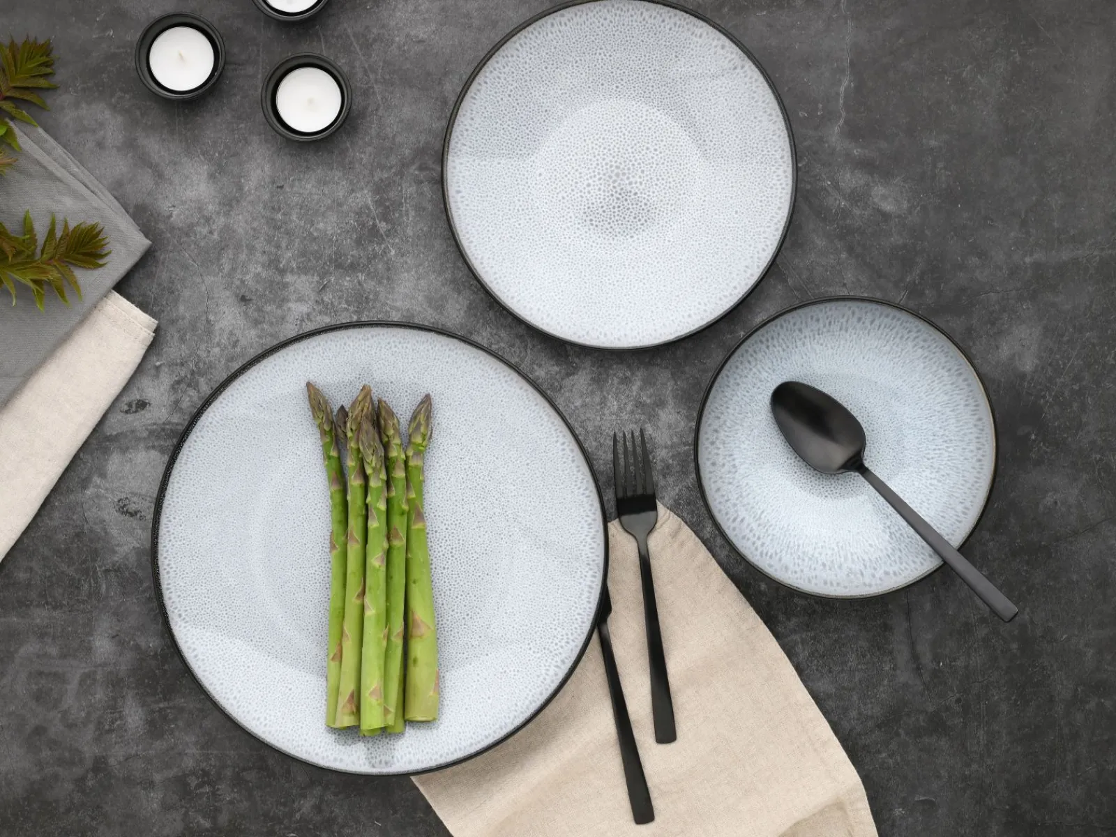 Creatable Geschirrset|Teller|Malmö - Tellerset 18-tlg - Frost