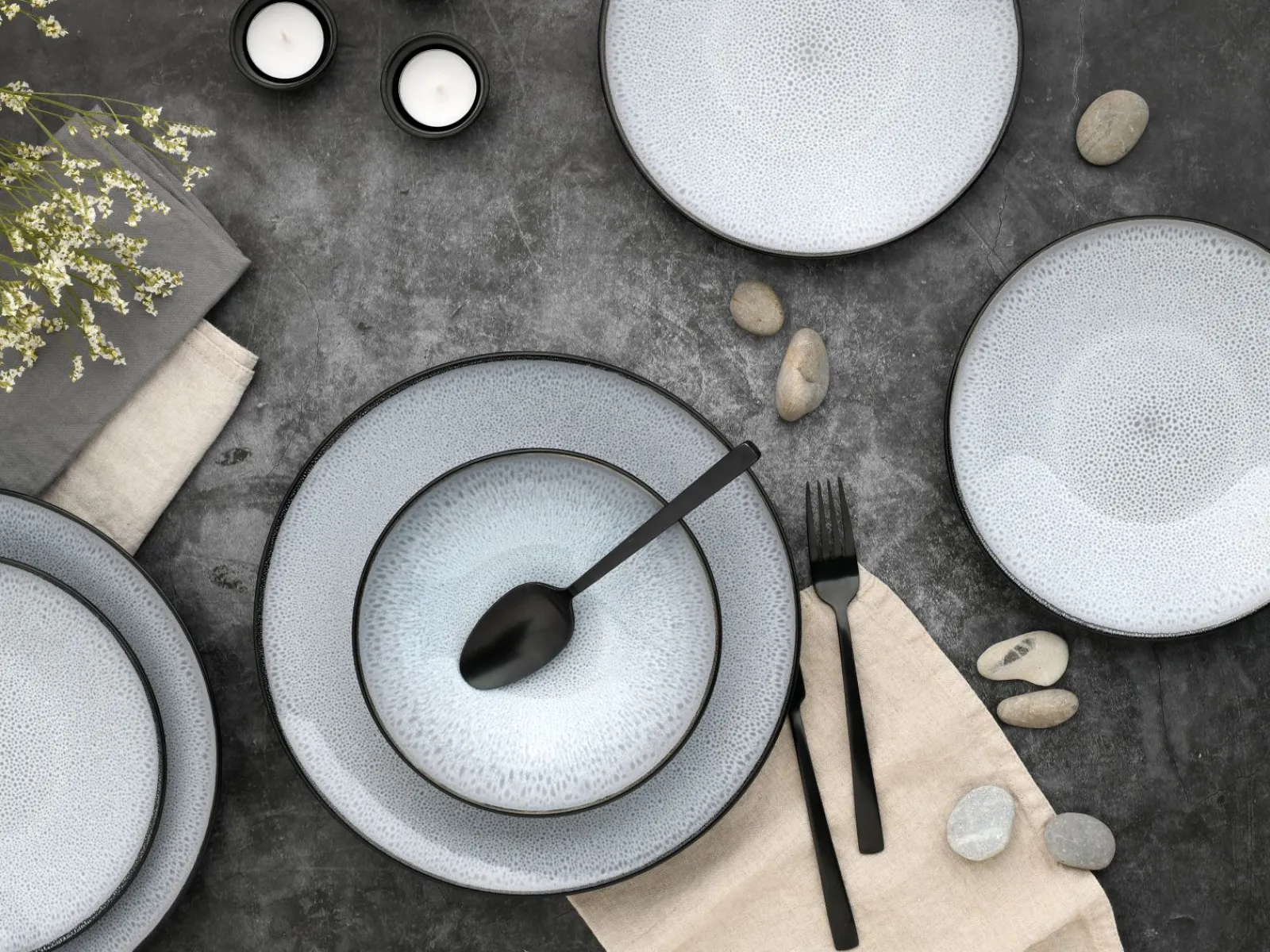 Creatable Geschirrset|Teller|Malmö - Tellerset 12-tlg - Frost