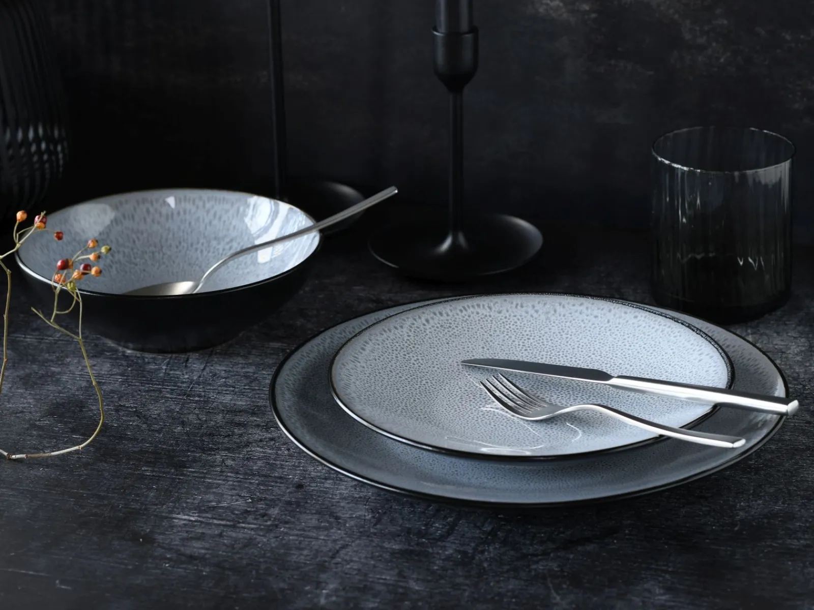 Creatable Geschirrset|Teller|Malmö - Tellerset 12-tlg - Frost