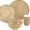 Creatable Geschirrset|Mandala - Single Set 4-tlg - bunt
