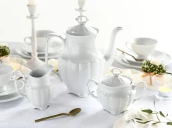 Creatable Geschirrset|Maria Theresia - Kaffeegarnitur 3-tlg - Weiss