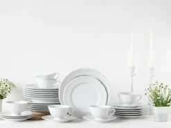 Creatable Geschirrset|Maria Theresia - Kombiservice 30 tlg - Weiss