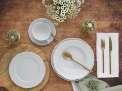 Creatable Geschirrset|Maria Theresia - Kombiservice 30 tlg - Weiss