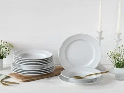 Creatable Geschirrset|Maria Theresia - Tafelservice 12-tlg - Weiss