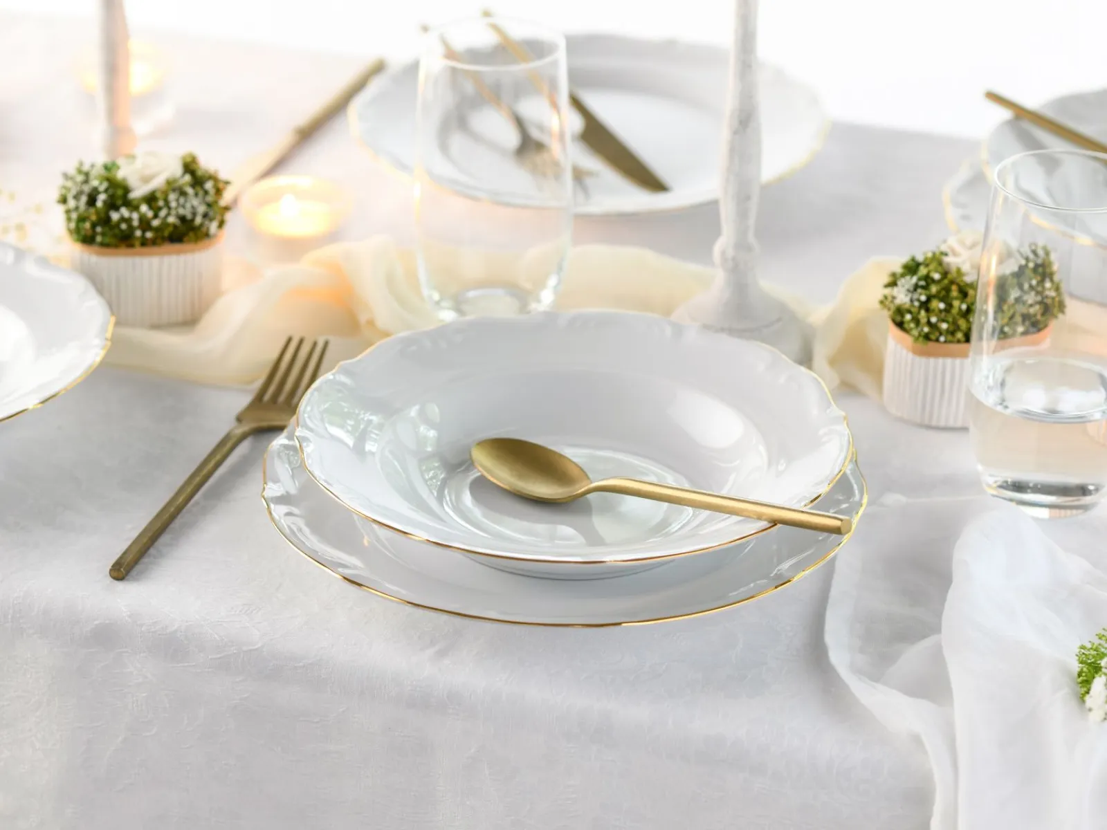 Creatable Teller|Maria Theresia - Tellerset 18-tlg - gold