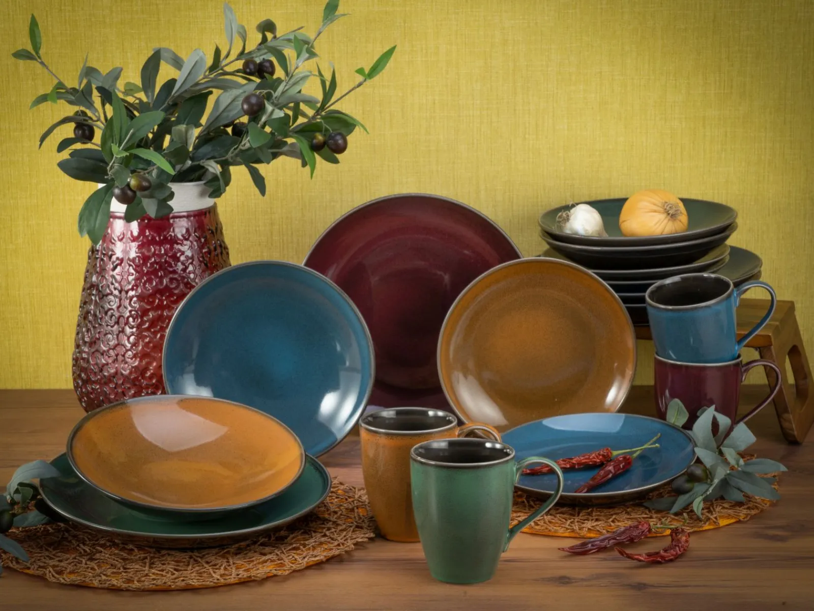 Creatable Geschirrset|Marrakesch - Kombiservice 16-tlg - bunt