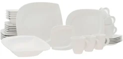 Creatable Geschirrset|Melbourne - Kombiservice 30-tlg - Creme