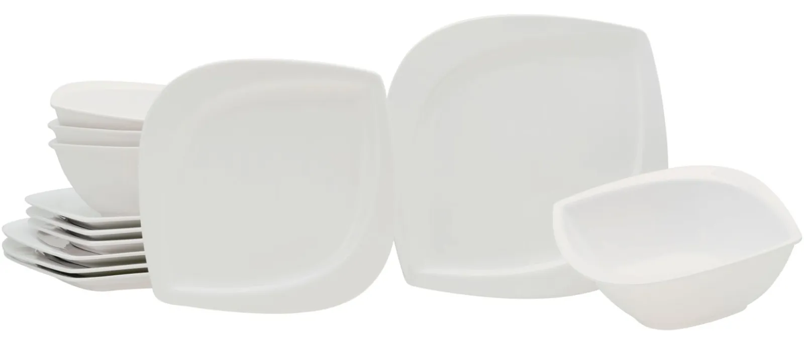 Creatable Geschirrset|Teller|Melbourne - Tellerset 12-tlg - Creme