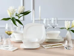 Creatable Geschirrset|Teller|Melbourne - Tellerset 12-tlg - Creme