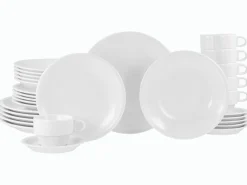 Creatable Geschirrset|Milano - Kombiservice 30-tlg - Weiss
