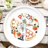 Creatable Geschirrset|Teller|Milano - Pizzateller 4-tlg - Pizzabäcker