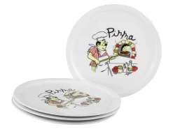 Creatable Geschirrset|Teller|Milano - Pizzateller 4-tlg - Pizzabäcker
