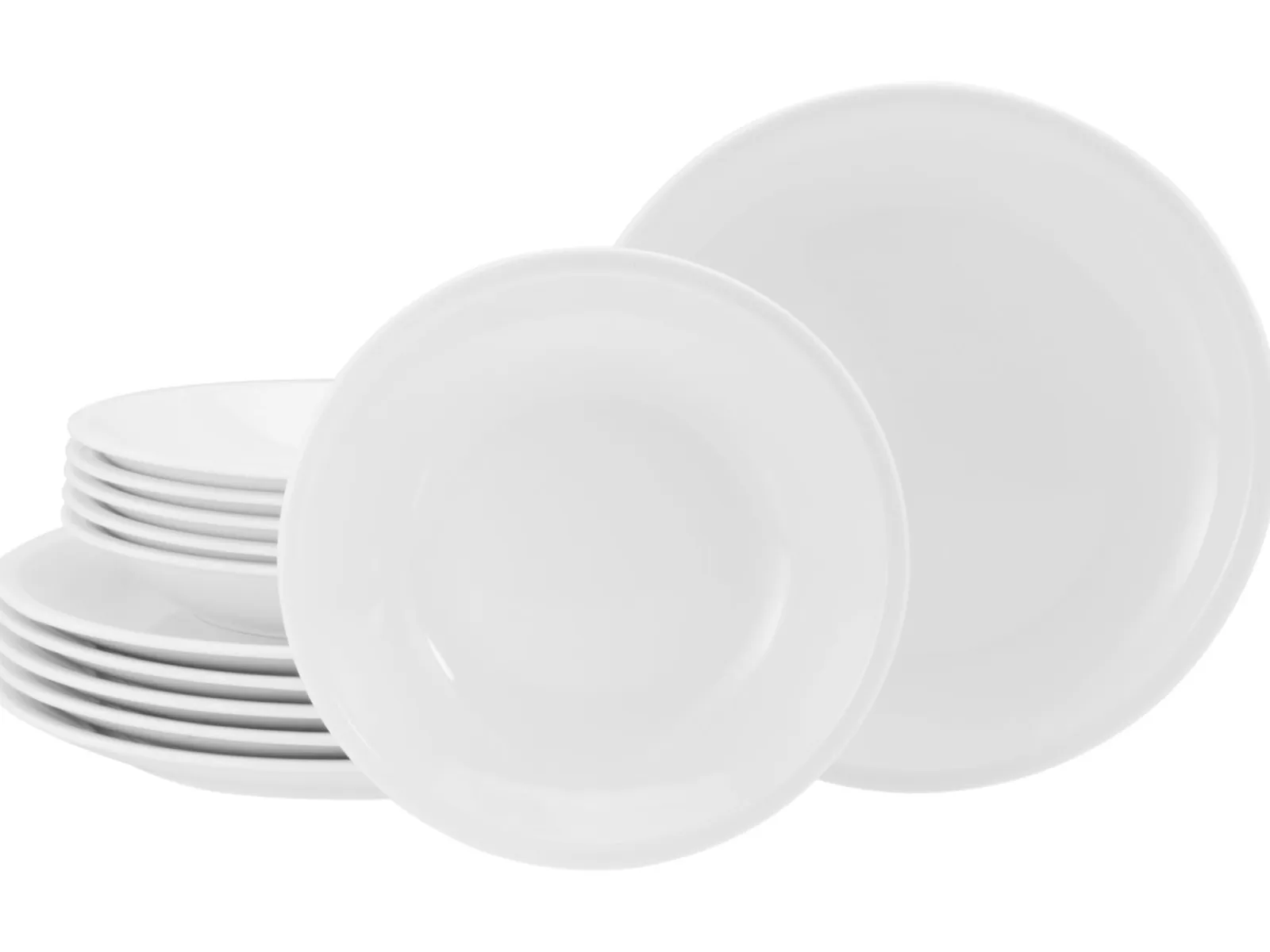 Creatable Geschirrset|Milano - Tafelservice 12-tlg - Weiss