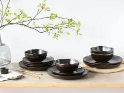 Creatable Geschirrset|Natura - Tellerset - Black
