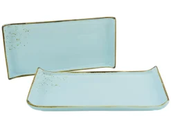 Creatable Platten|Geschirrset|Nature Collection - BBQ Platte 2-tlg - Water