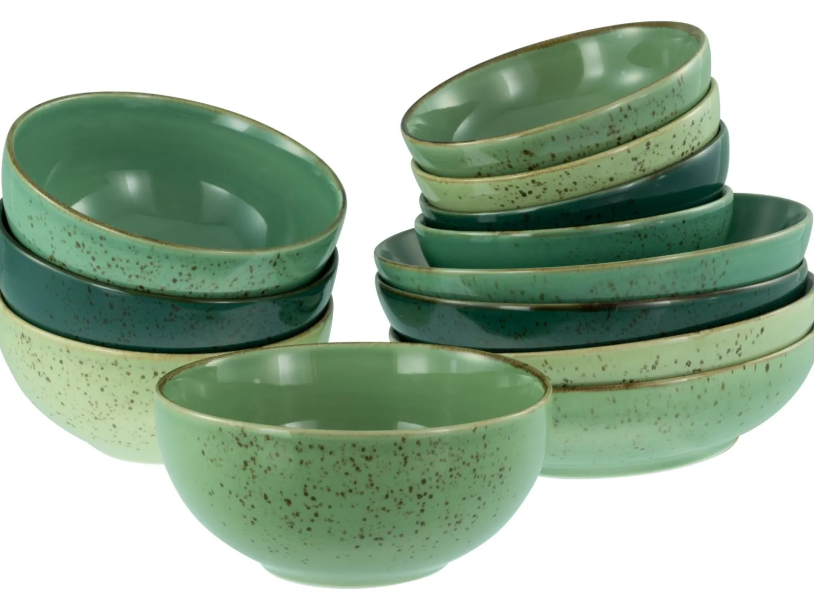 Creatable Bowls & Schüsseln|Geschirrset|Nature Collection - Bowl Set 12-tlg - bunt