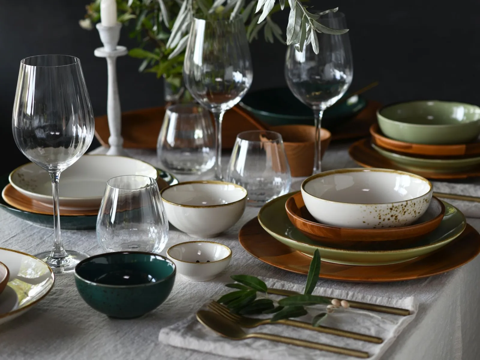 Creatable Bowls & Schüsseln|Nature Collection - Mehrzweckschale 4-tlg - Akazienholz