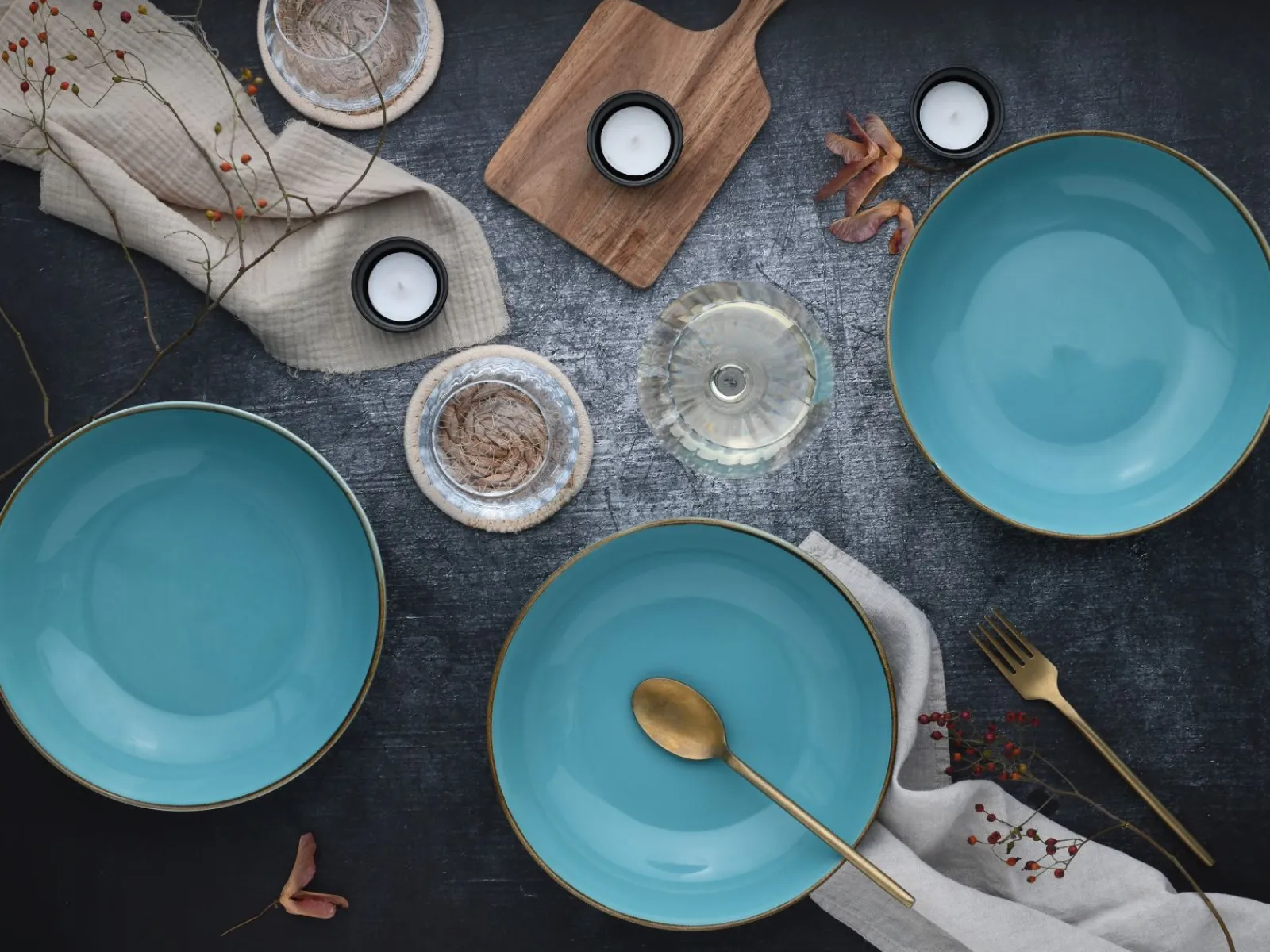 Creatable Bowls & Schüsseln|Geschirrset|Nature Collection - Poke Bowl 4-tlg - bunt