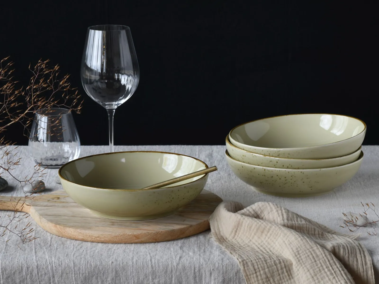 Creatable Bowls & Schüsseln|Geschirrset|Nature Collection - Poke Bowl 4-tlg - bunt