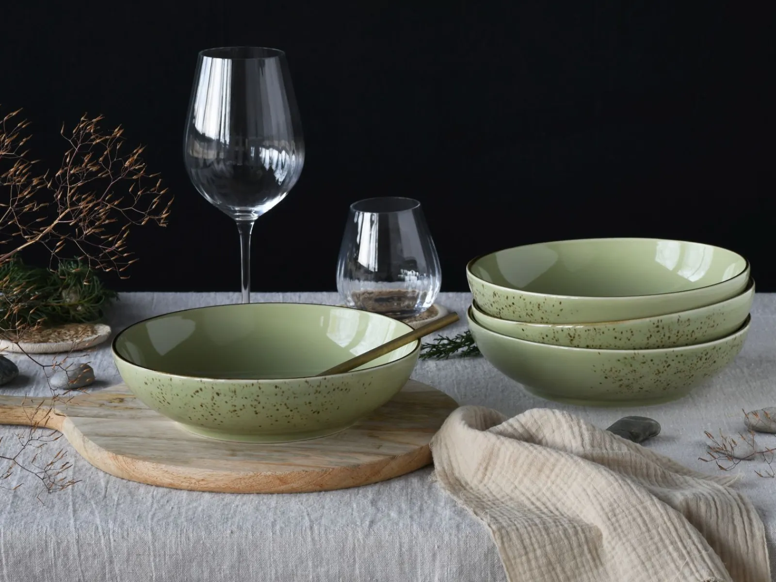Creatable Bowls & Schüsseln|Geschirrset|Nature Collection - Poke Bowl 4-tlg - bunt