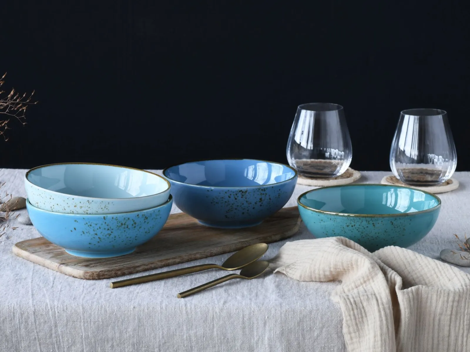 Creatable Bowls & Schüsseln|Geschirrset|Nature Collection - Smoothie Bowl 4-tlg - bunt