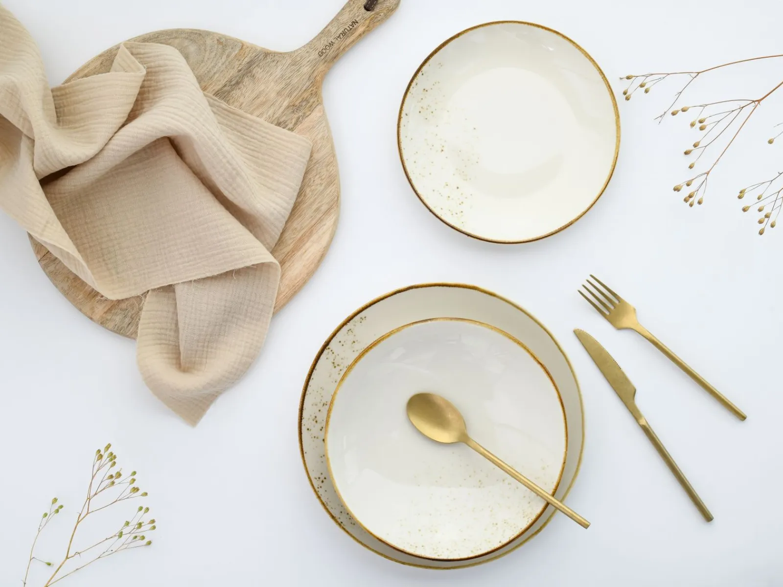 Creatable Geschirrset|Teller|Nature Collection - Tellerset 12-tlg - bunt