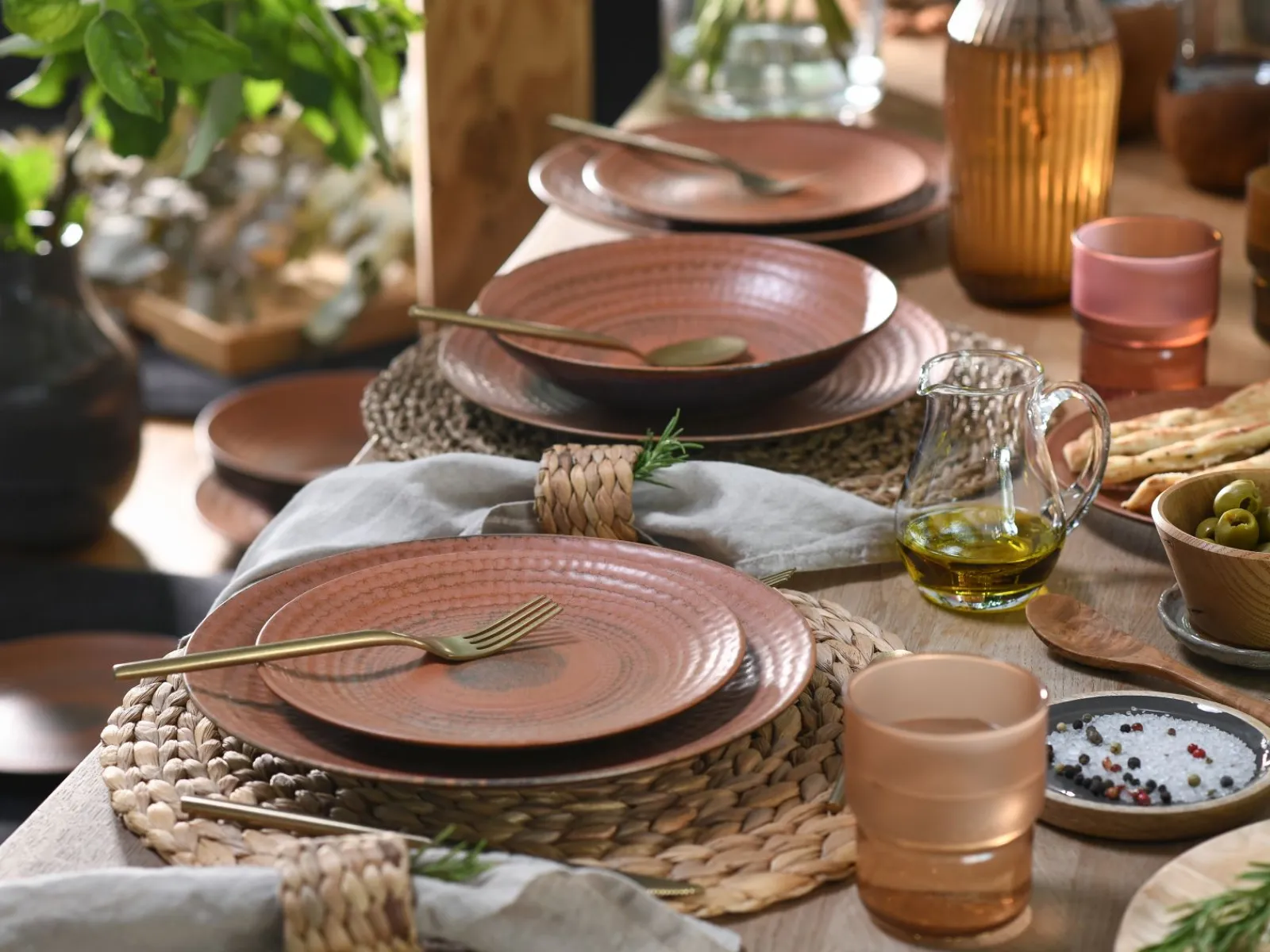 Creatable Geschirrset|Teller|Neapel - Tellerset 12-tlg - Sand