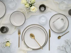 Creatable Geschirrset|Nordic Festive - Kombiservice 10-tlg - Schwarz