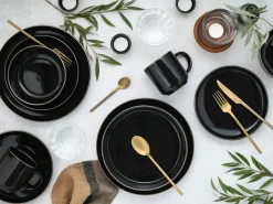 Creatable Geschirrset|Nordic Festive - Kombiservice 30-tlg - Schwarz